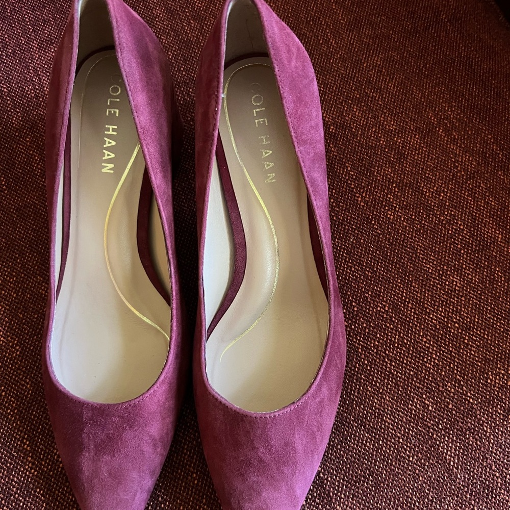 Cole Haan Women's Suede Pumps - Purple